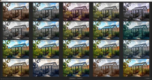 LUT Stile Color Palette